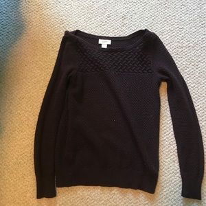 Burgundy sweater!